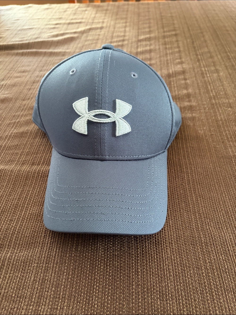 Under Armour Light Gray Baseball Hat with White Logo